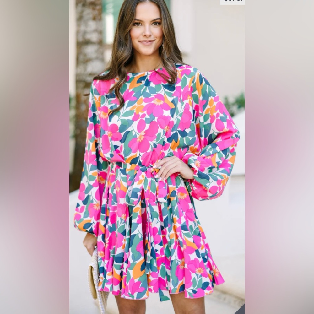 JODIFL Multicolor Floral Dress
